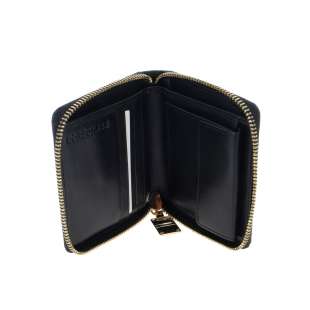 Borbonese Portafoglio Medium di Camoscio OP Nero 910740625 100 2