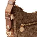 Borbonese Hobo Luna Mini Beige/Marrone 934137I15994