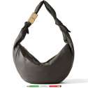 Borbonese Hobo Bag Domino Medium Clay Grey 924028F29Z54