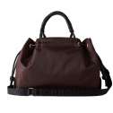 Borbonese Tote Horseback Large Testa Moro/Nero 924864I15U40