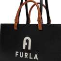 Furla Varsity Style Shopping L Nero/Perla e WB00725 BX1230 1057 E0500