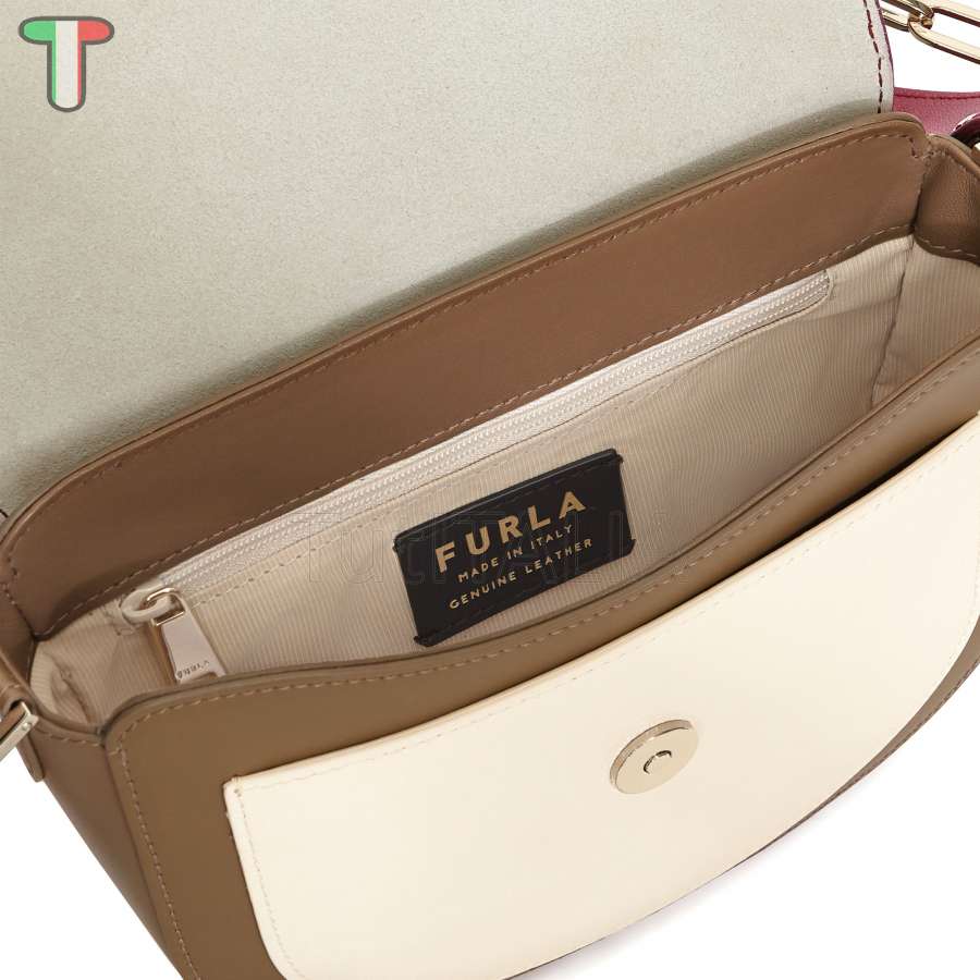 Furla Miss Mimi' Mini Ciliegia/Pergamena/Fango WB00184 AX0321 1007 0233S