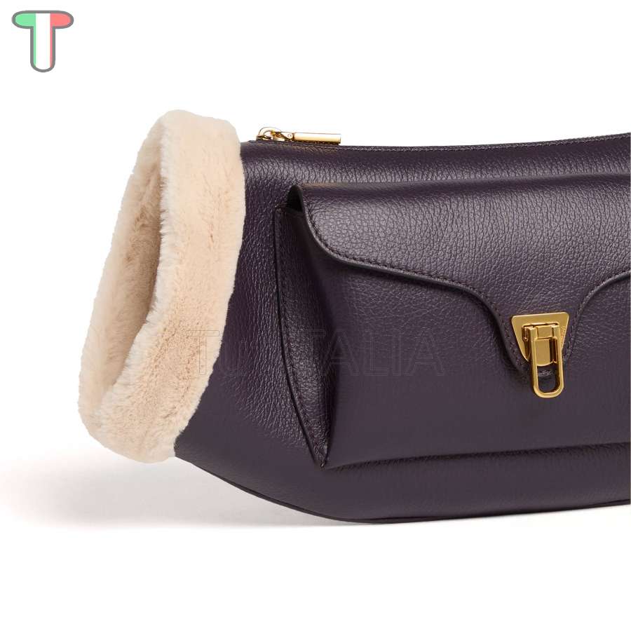 Coccinelle Beat Small Prune/Natural E1TDK150101644