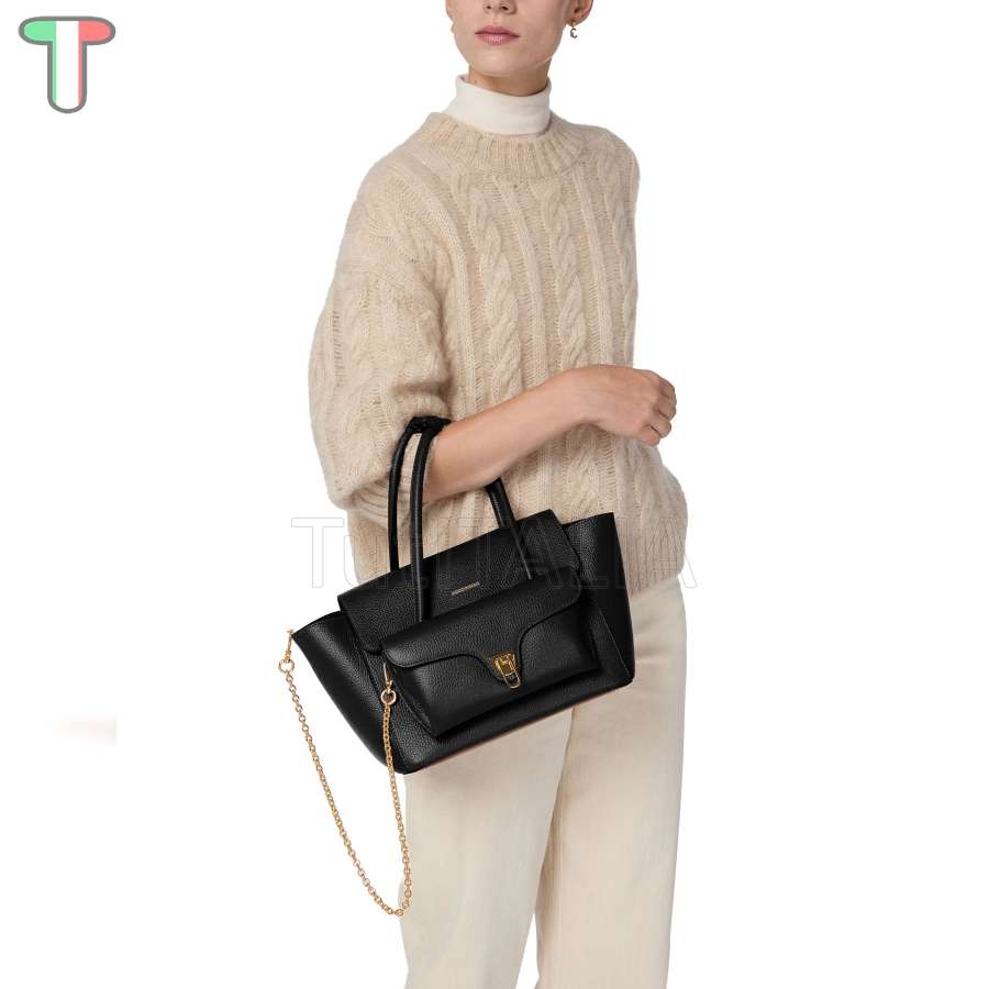 Coccinelle Double Beat Medium Noir E1T8A180201001