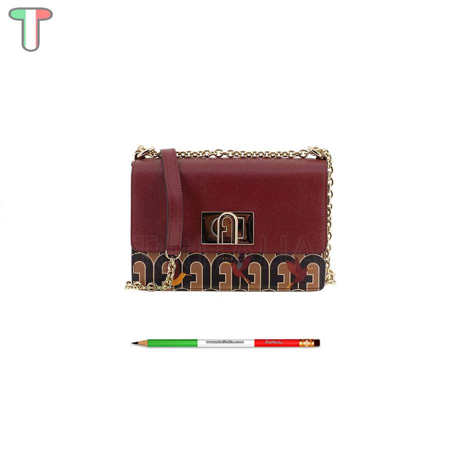 Furla 1927 Mini Toni Caffe'/Ciliegia d BAFKACO AX0067 0089S