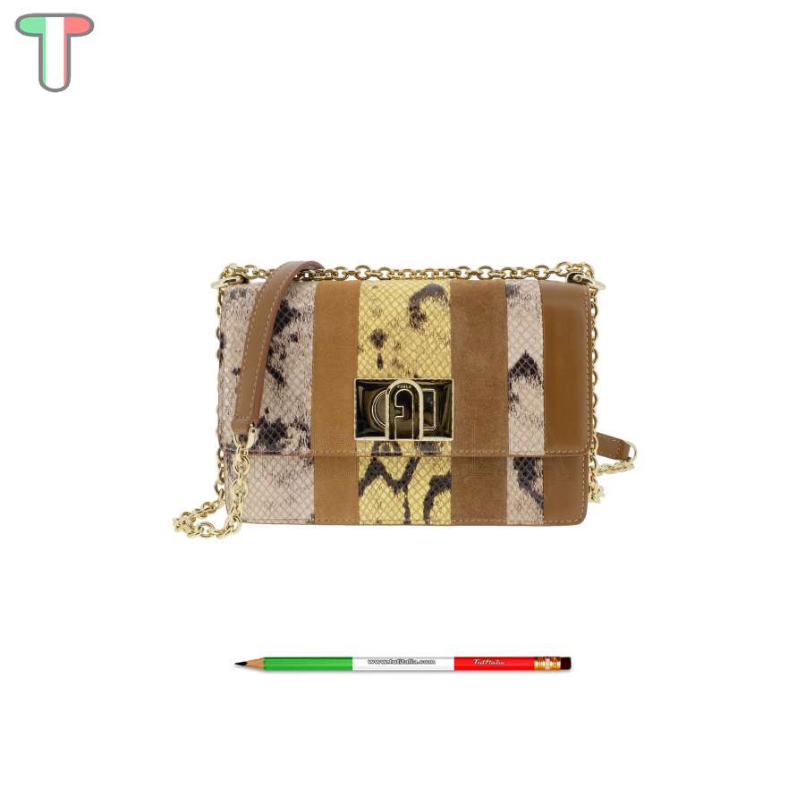 Furla 1927 Mini Toni BAllerina/Cognac h/Toni Mimosa BAFKACO AX0762 1007 0578S