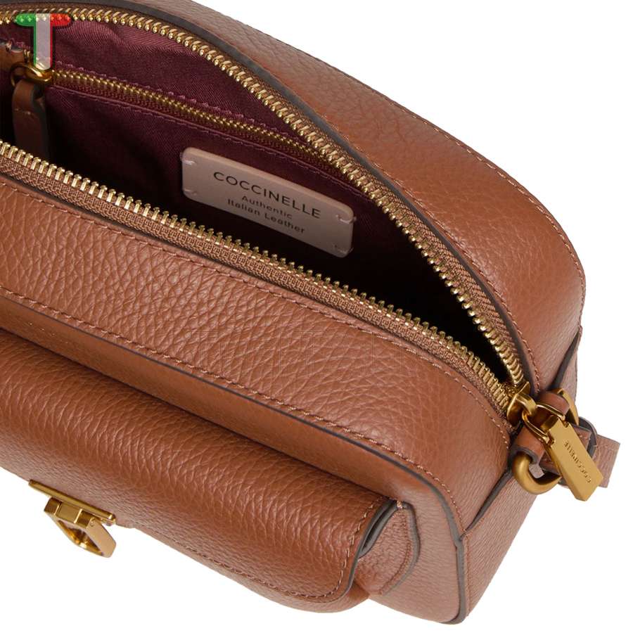 Coccinelle Beat Large Cognac E1MF6150601_W11