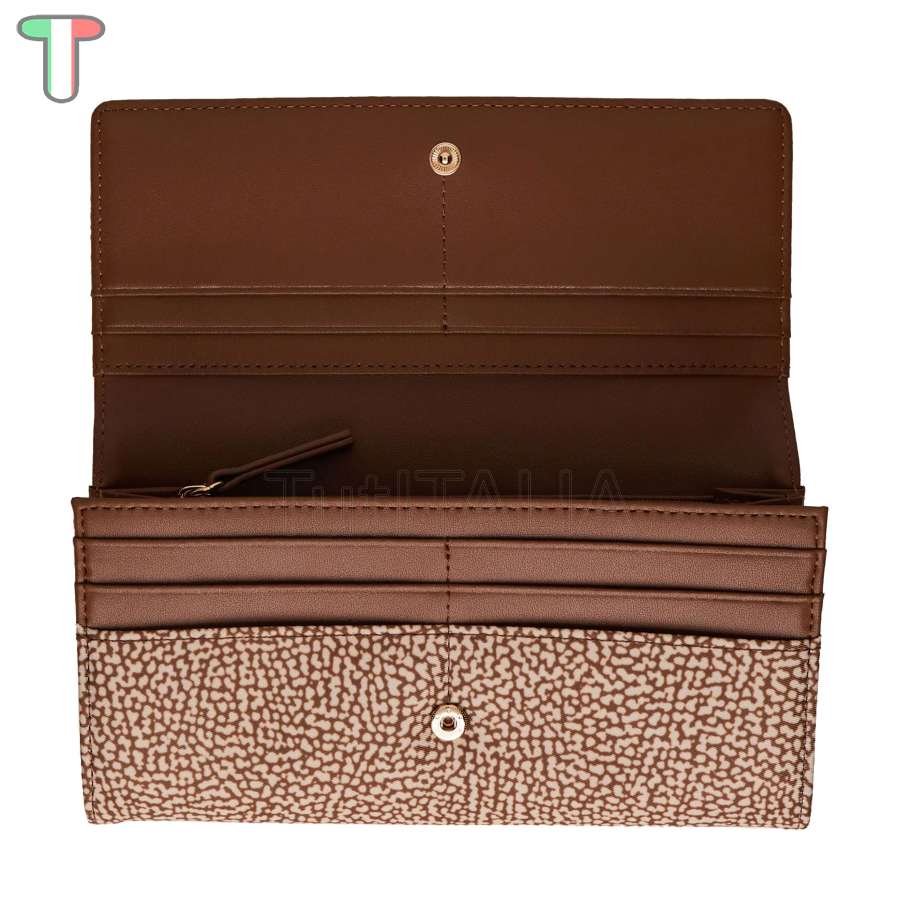Borbonese Portafoglio Classica Large Beige/Marrone 930112I15994