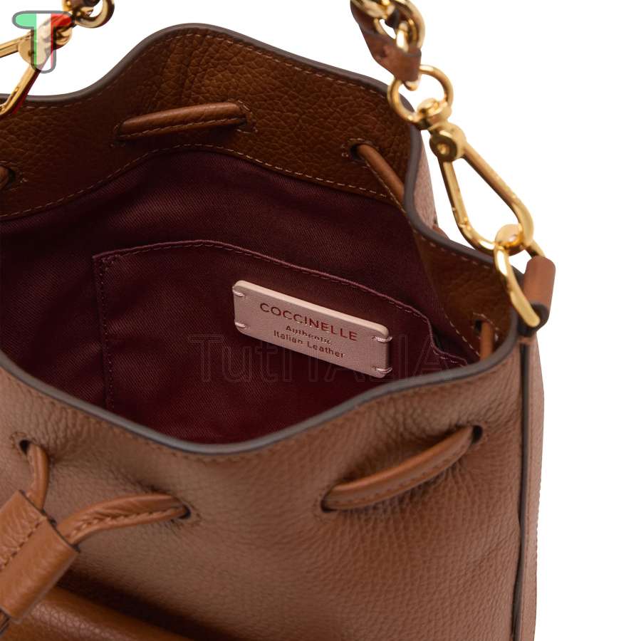 Coccinelle Beat Generation Small Cognac E1TFK230301W11