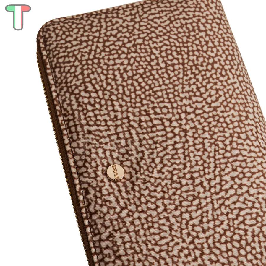 Borbonese Portafoglio Classica Large Beige/Marrone 930155I15994