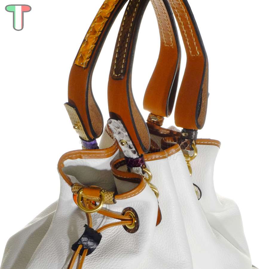 Sem Vaccaro Alce Pitone Bianco Perla 2708