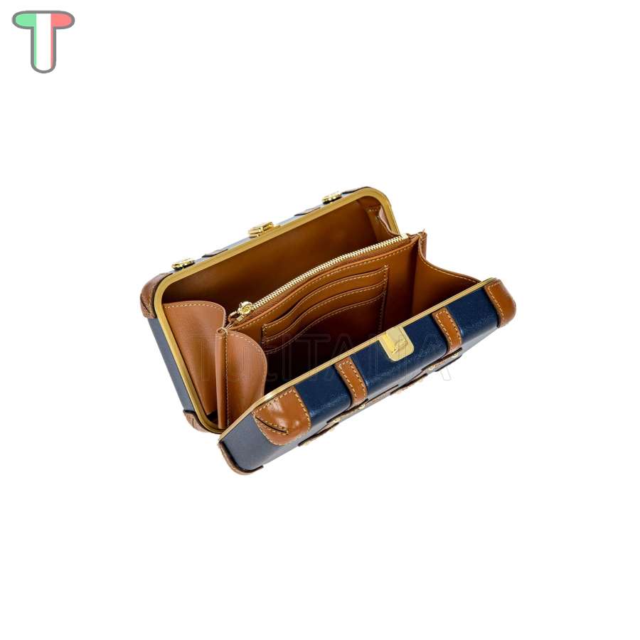 Bric's Bellagio Legacy BB608370.698 Blue/Tan