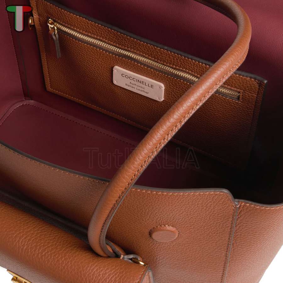Coccinelle Double Beat Large Cognac E1T8A110201W11